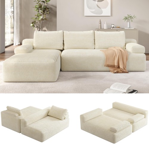 Yaheetech 110 sectional sofa - yaheetech,