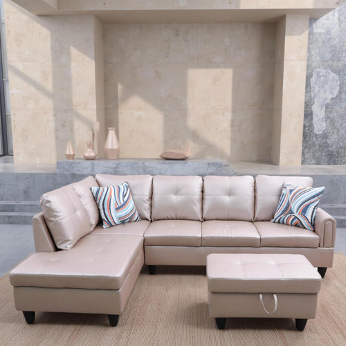 Shaped couch sectional - l,