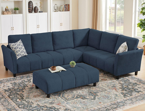 102 shaped sofa 6 - 102",