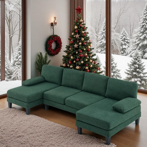110 shaped sectional couch - u-shaped,