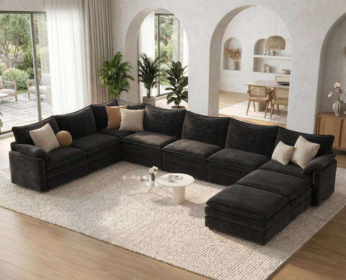 135 large shaped modular - u,