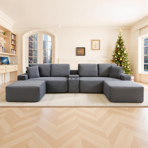 125 shaped sectional sofa - 125",