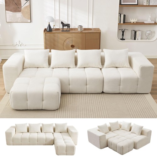 119 boneless couch cloud - 119", couch,
