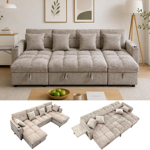 Sleeper sectional sofa - sleeper,